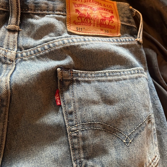 VINTAGE DENIM 511 LEVI CUT OFF SHORTS TAG ORIGINAL W 30 ladies size 6 - Picture 3 of 4